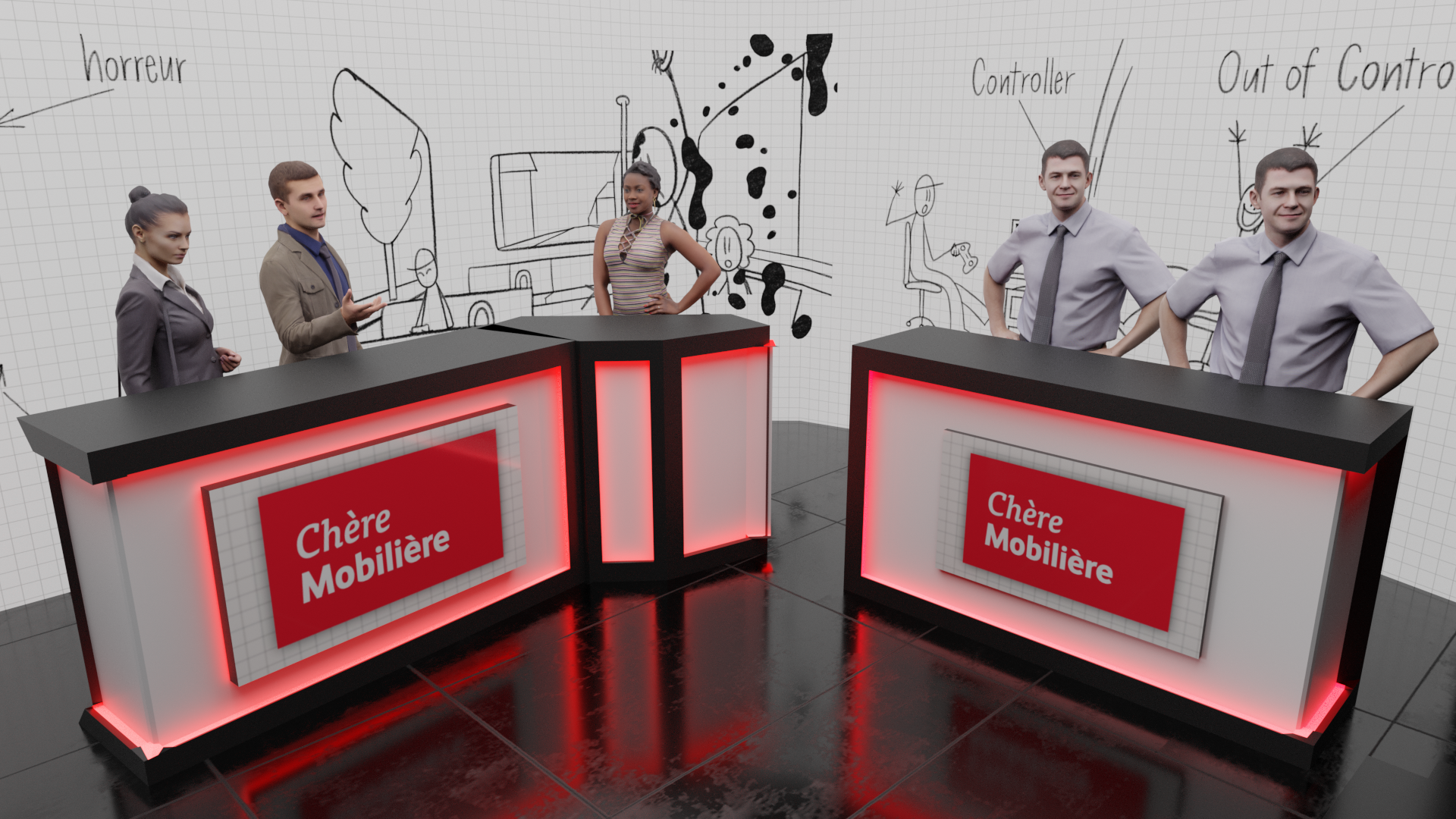 Visite du studio en 3D